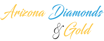 Arizona Gold & Diamonds logo presented on two lines
